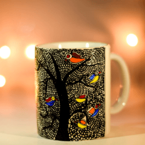 3D hand painted Birds Coffee Mug