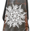 Madhubani Art Hand Painted Dupatta - Mandala with border - Image 2