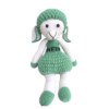 Handmade Crochet Toys for Kids - Doll (customize Name)- Green
