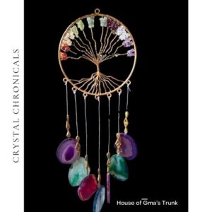 Crystal wind chime – Seven chakra – Agate